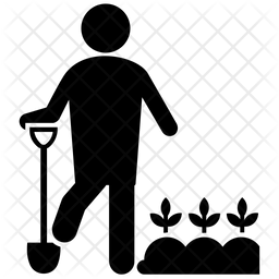 256x256 Plant Nursery Icon Of Glyph Style