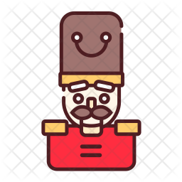 256x256 Nutcracker Icon Of Colored Outline Style
