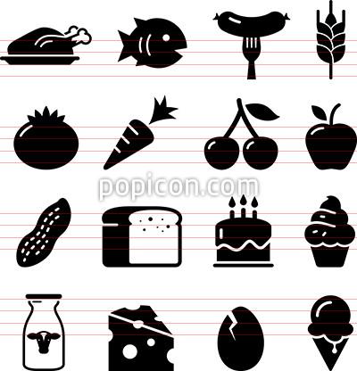 Food Icons 400x416 Food Icons