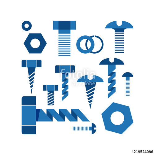 500x500 Bolts And Nuts Icon Stock Photo And Royalty Free Images