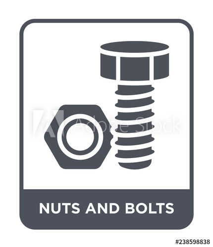 430x500 Nuts And Bolts Icon Vector