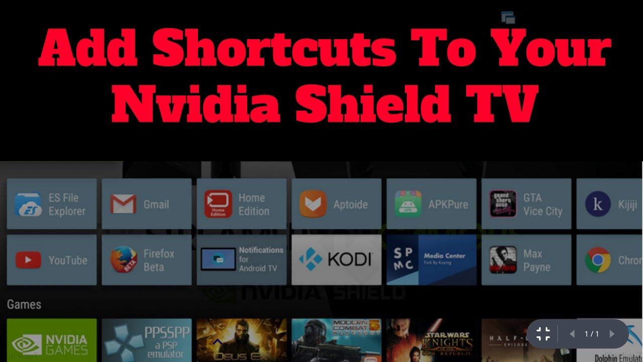 1280x720 How To Add Any Shortcuts To Your Nvidia Shield Tv