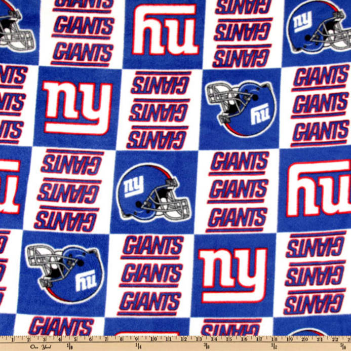 693x693 Nfl Fleece New York Giants Squares Bluewhite