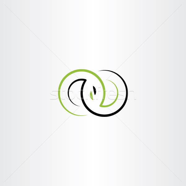 600x600 Double Letter O Icon Symbol Vector Element Vector Illustration