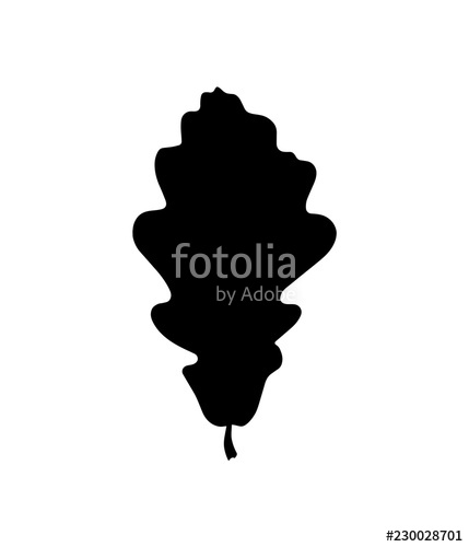 429x500 Oak Leaf Icon Stock Image And Royalty Free Vector