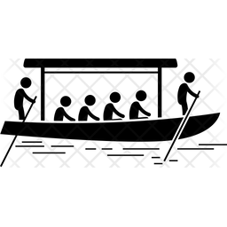 256x256 Oar Icon Of Glyph Style