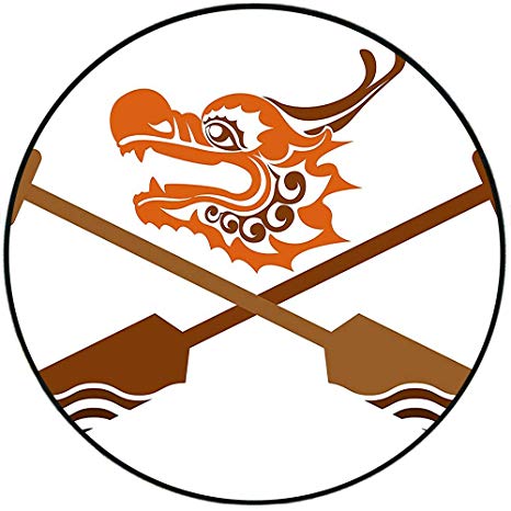 466x466 Short Plush Round Rugs Oar Dragon Boat Icon