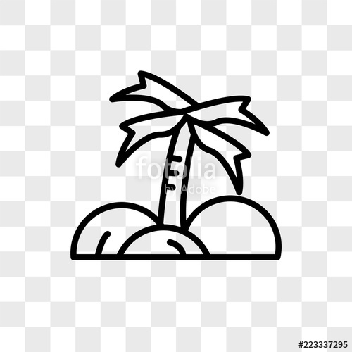 500x500 Oasis Vector Icon Isolated On Transparent Background, Oasis Logo