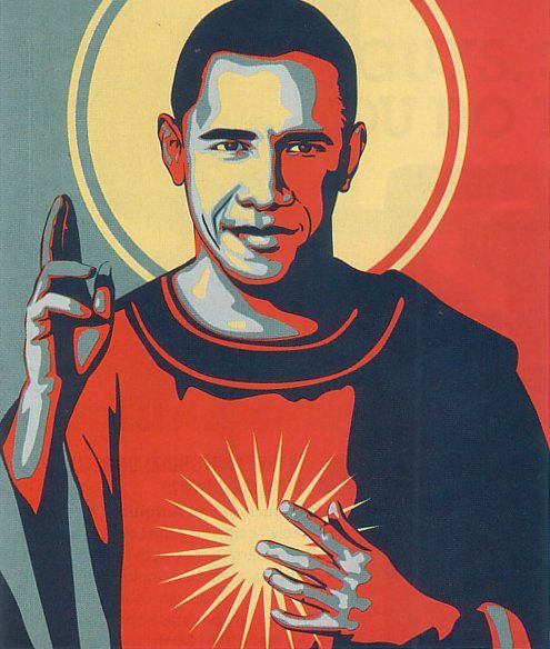 495x584 Obama Icon Well, Given That A Lot Of People Worship Him As