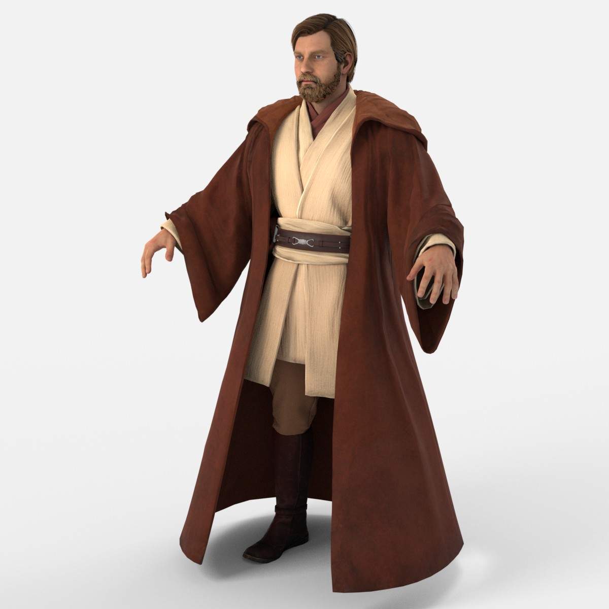 1200x1200 Obi Wan Kenobi From Battlefront Free Model