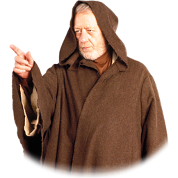 256x256 Star Wars Obi Wan Kenobi Icon, Png Clipart Image