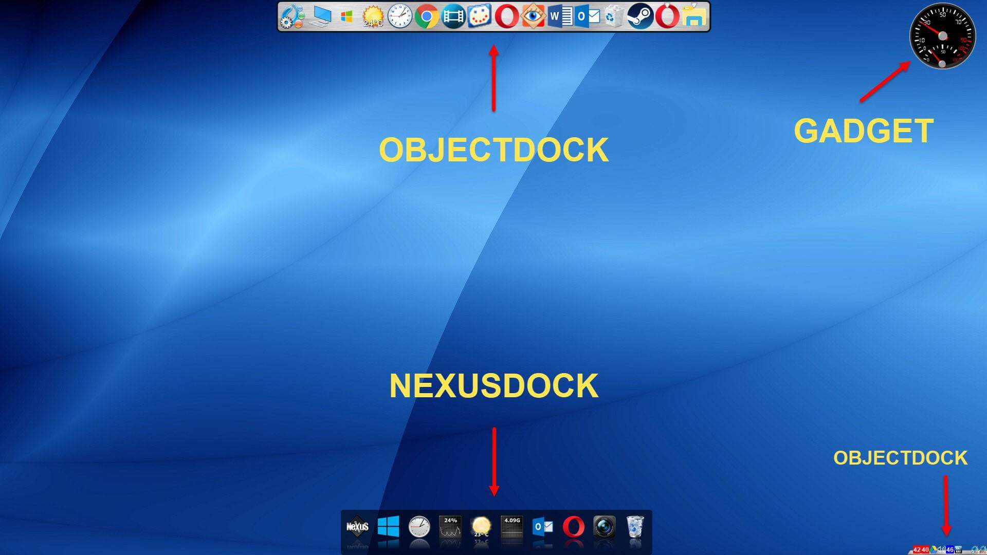 1920x1080 How I Customised My Desktop With Docks And Gadgets Daves