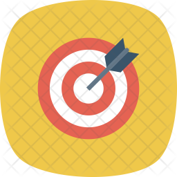 256x256 Objective Icon Of Flat Style