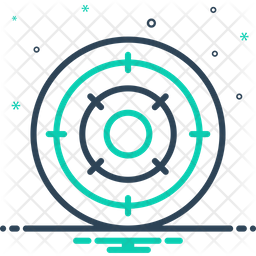 256x256 Objective Icon Of Line Style