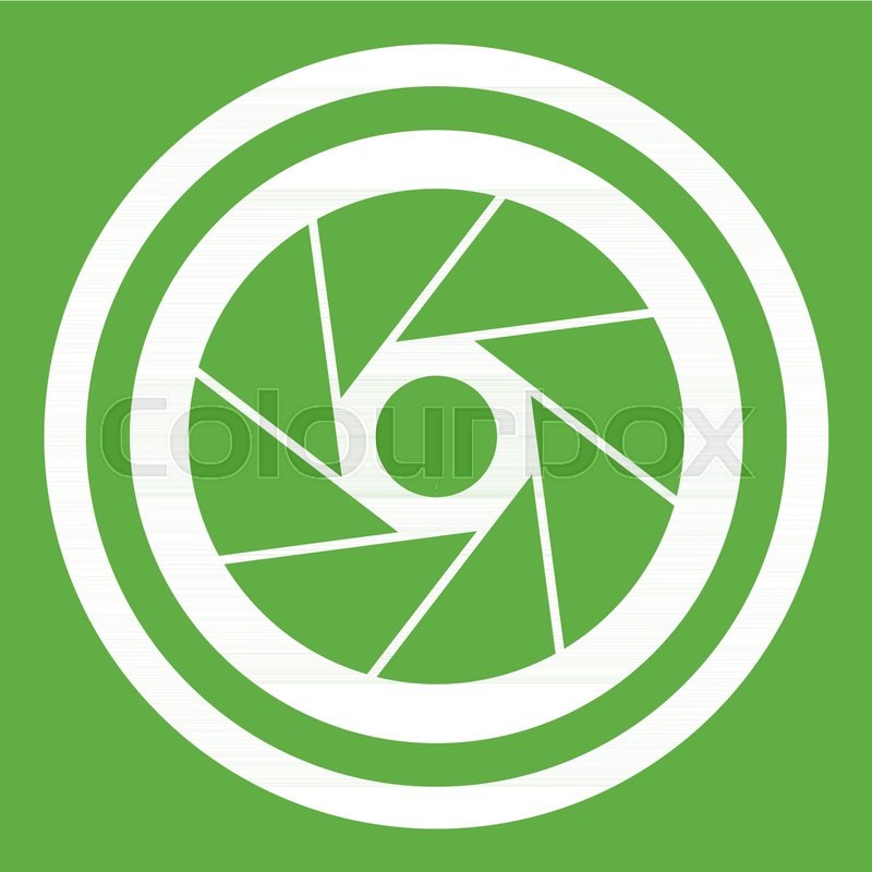 800x800 Big Objective Icon White Isolated On Stock Vector Colourbox