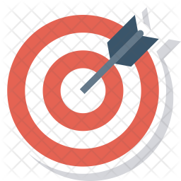 256x256 Objective Icon Of Flat Style