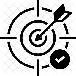 256x256 Objective Icon Of Glyph Style