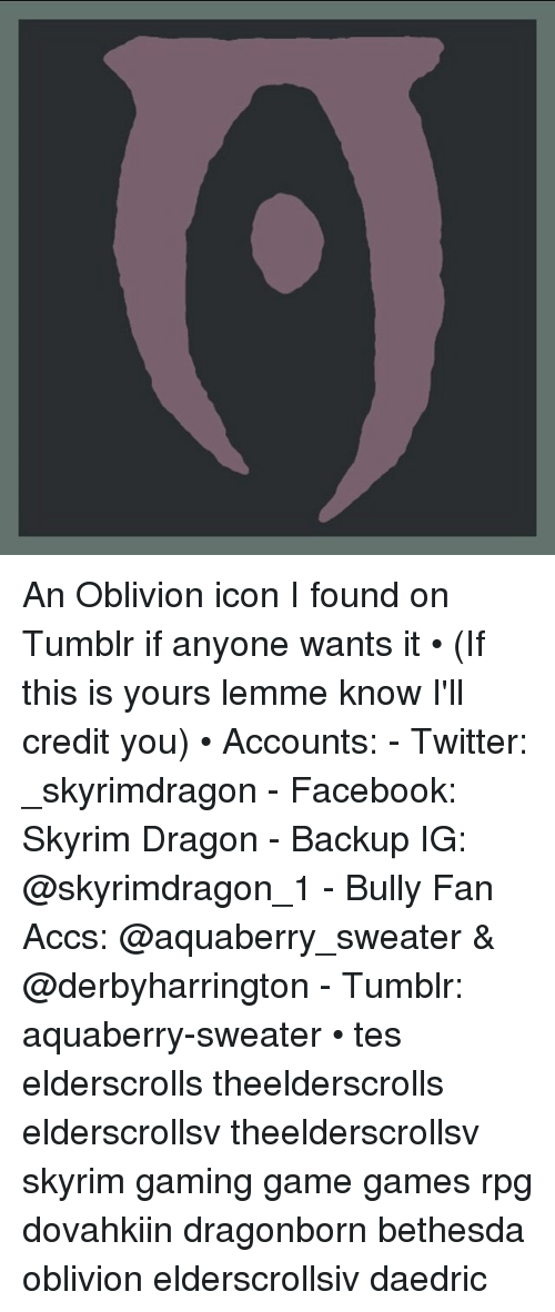 Oblivion Icon