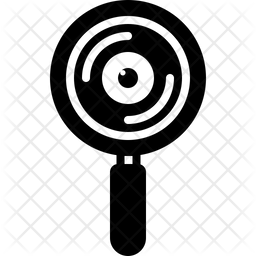 256x256 Observation Icon Of Glyph Style