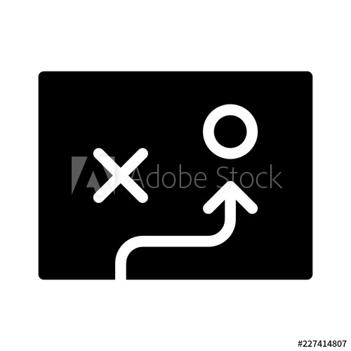 500x500 Proactive Strategy Map Obstacle Vector Icon