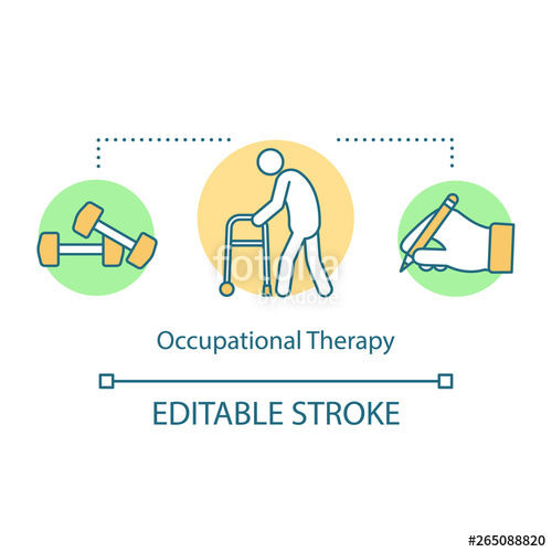 500x500 Occupational Therapy Concept Icon Stock Image And Royalty Free