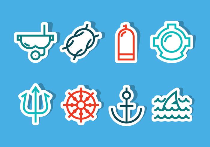700x490 Ocean Icon Vectors