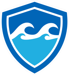 229x250 Shield Ocean Icon Sticker