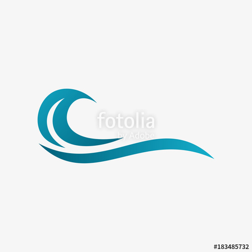 500x500 Abstract Water Wave Logo, Ocean Icon Stock Image And Royalty Free
