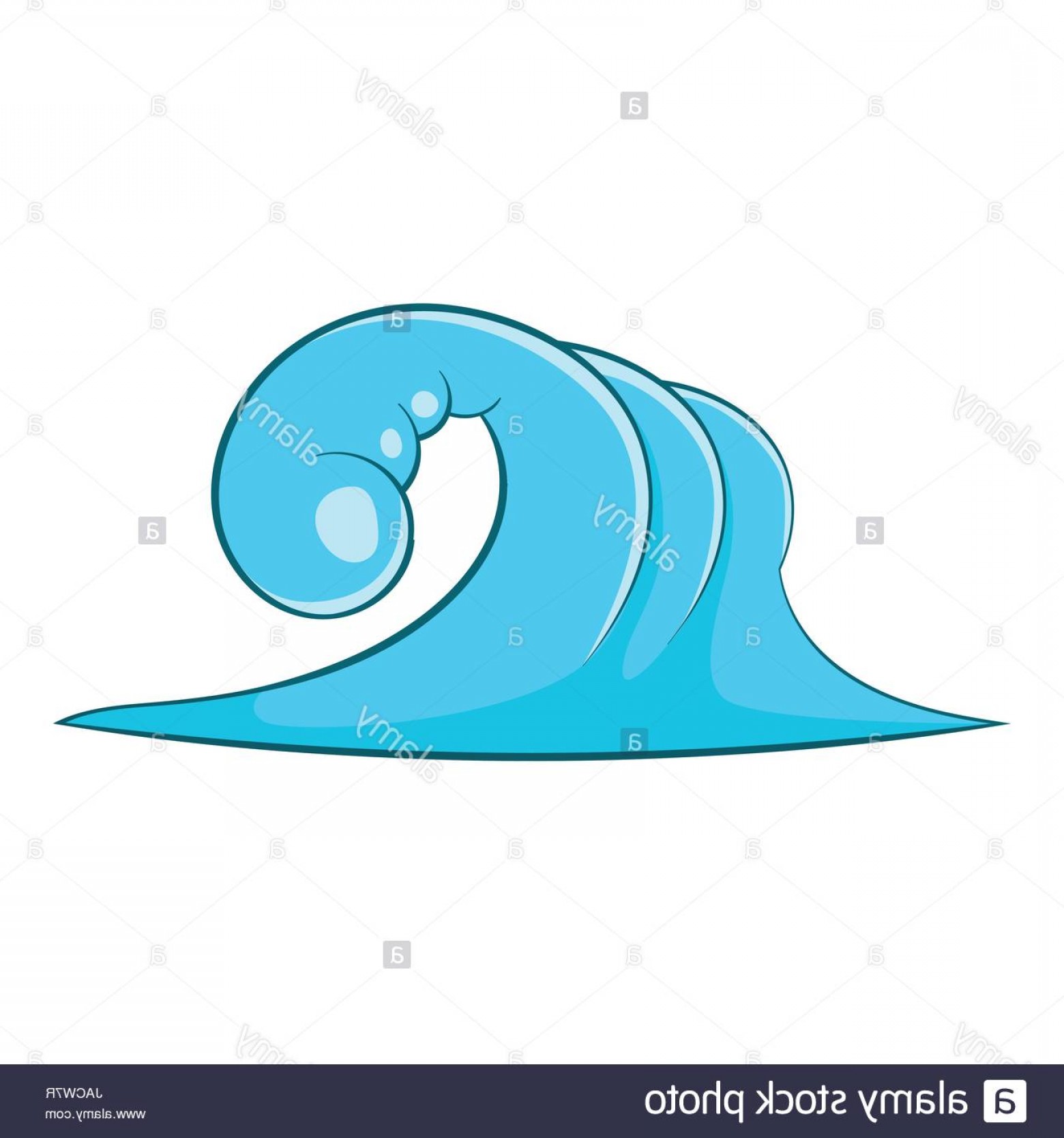1560x1668 Stock Photo High Ocean Wave Icon Cartoon Illustration Of High