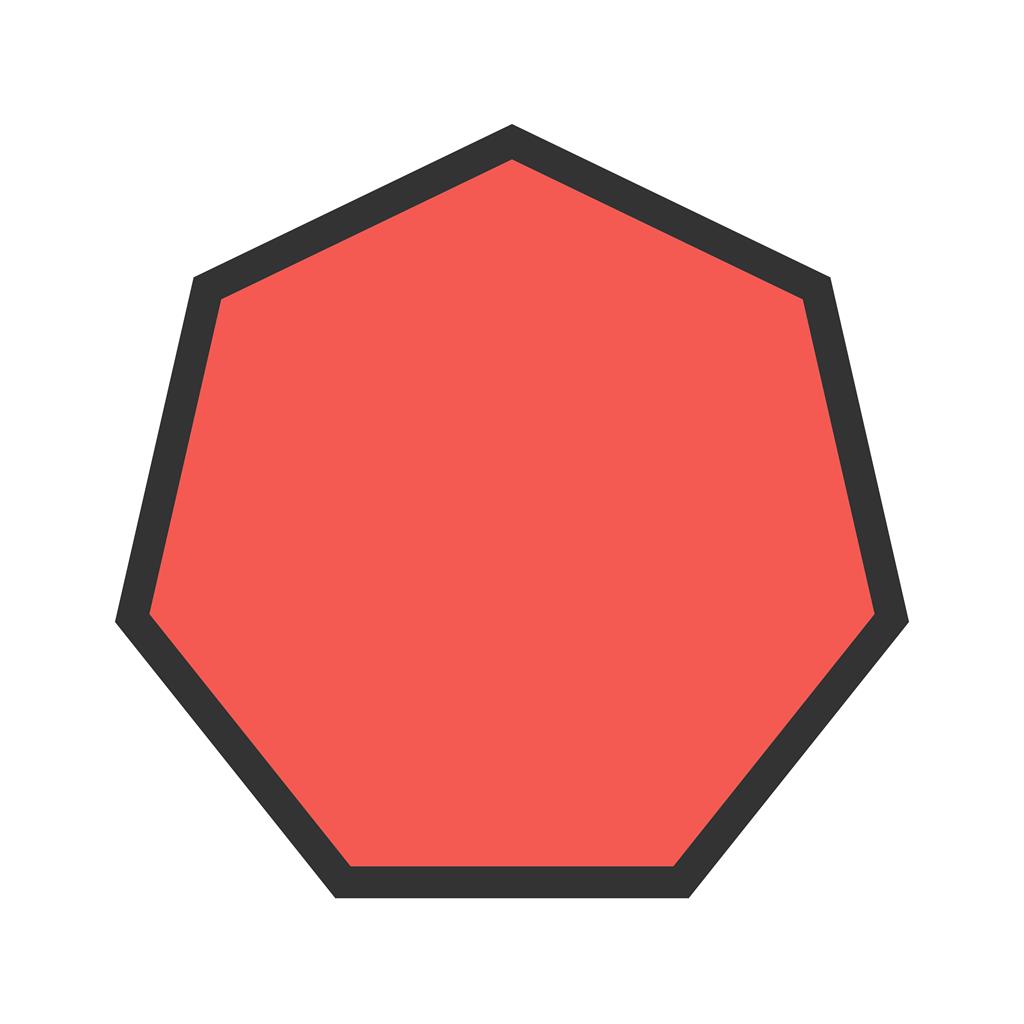 1024x1024 Octagon Line Filled Icon