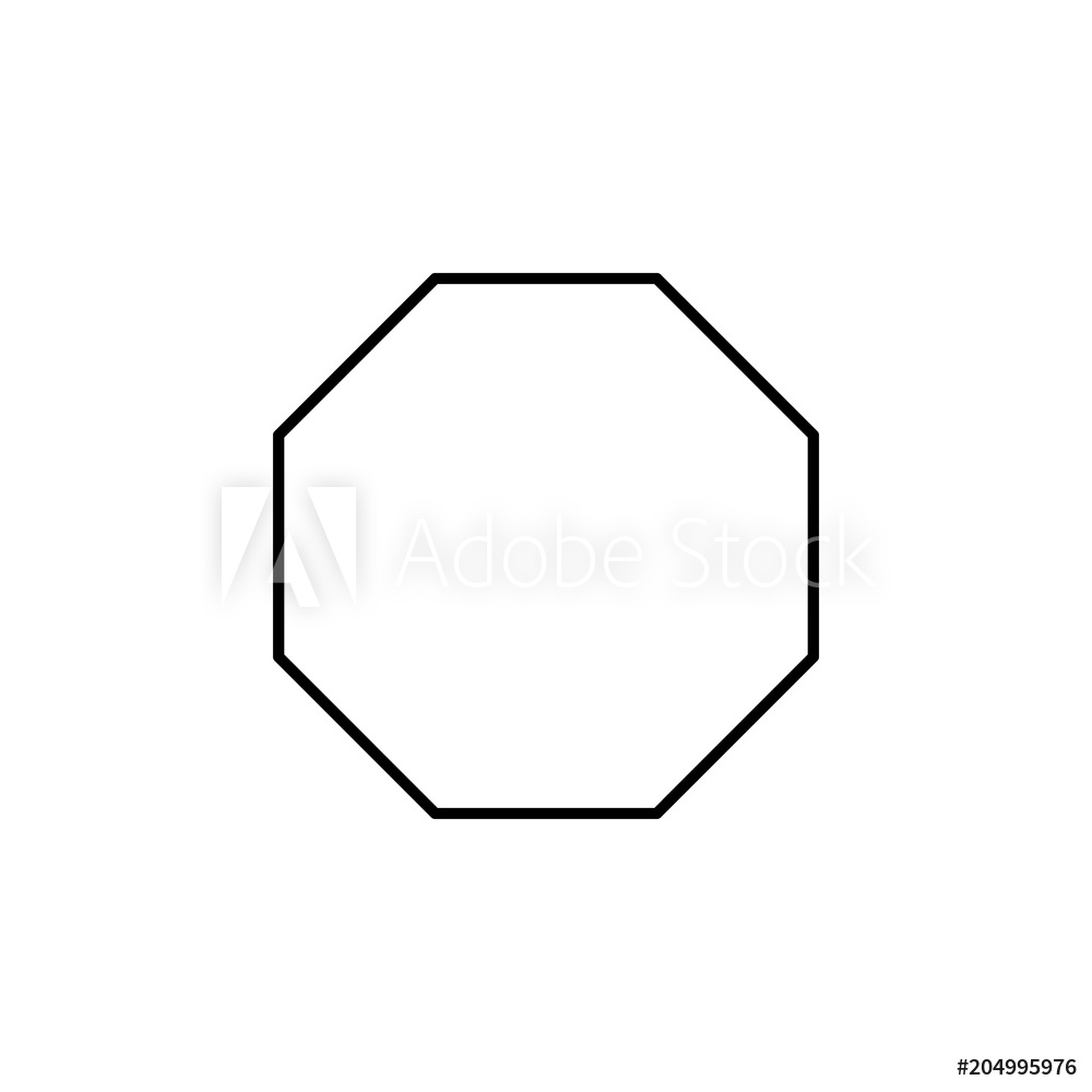 1000x1000 Photo Art Print Octagon Icon Europosters