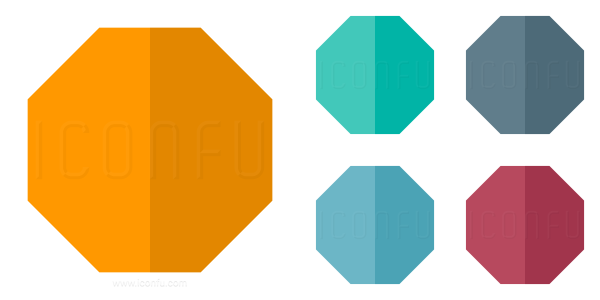 1200x600 Shape Octagon Icon