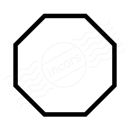 256x256 Iconexperience I Collection Shape Octagon Icon