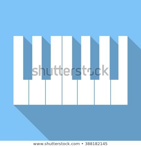 450x470 Piano Keys Octave Icon Vector Illustration Piano