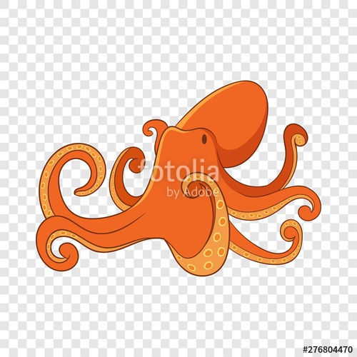 500x500 Octopus Icon Cartoon Illustration Of Octopus Vector Icon For Web