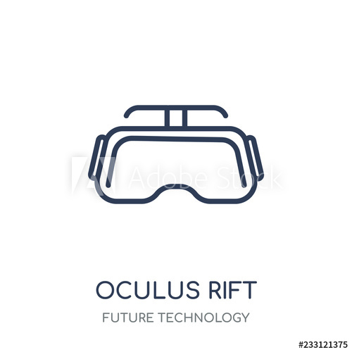500x500 Oculus Rift Icon Oculus Rift Linear Symbol Design From Future