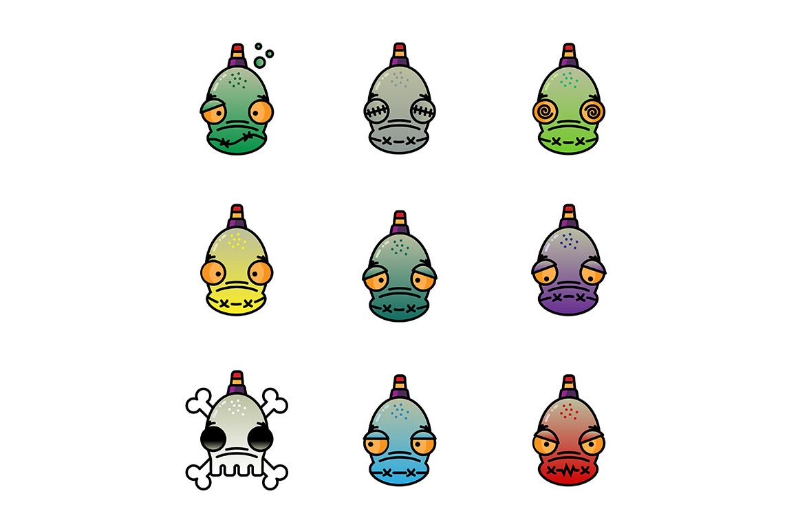 1160x772 Odd Faces Icons On Creative Market My Work Face Icon, Web