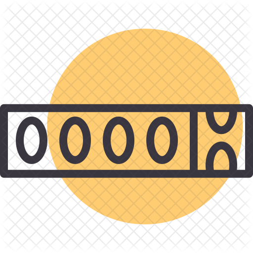 512x512 Odometer Icon Of Line Style