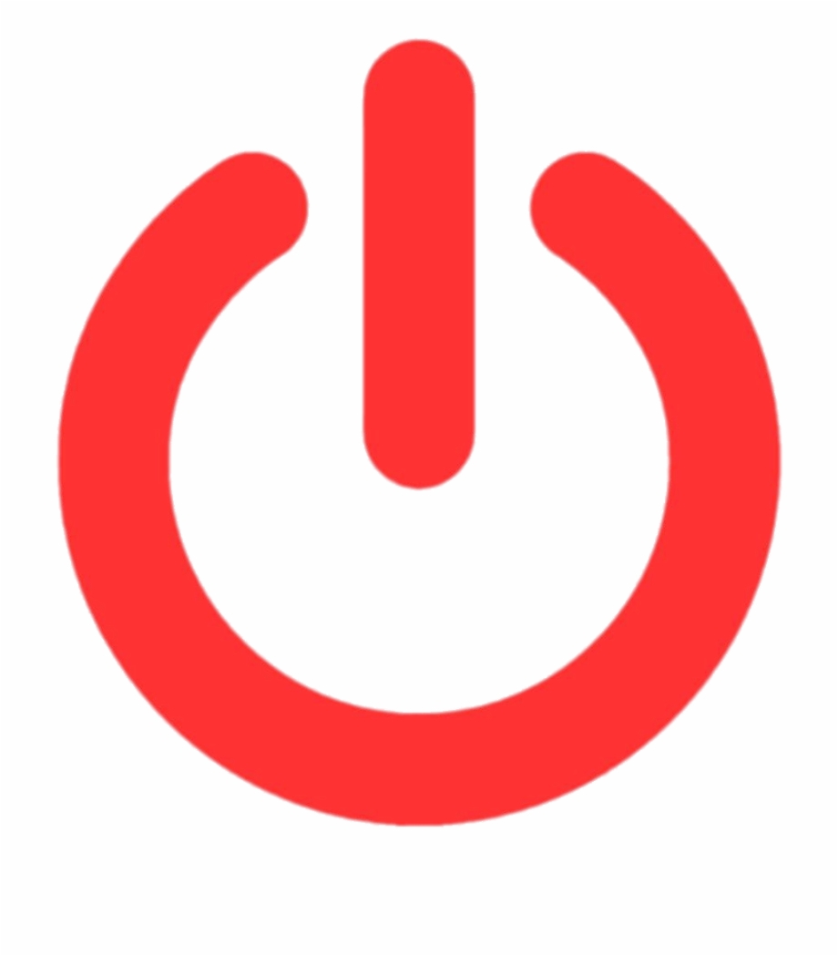 920x1049 Red Power Button