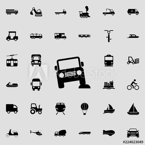 500x500 Off Road Car Icon Transport Icons Universal Set For Web