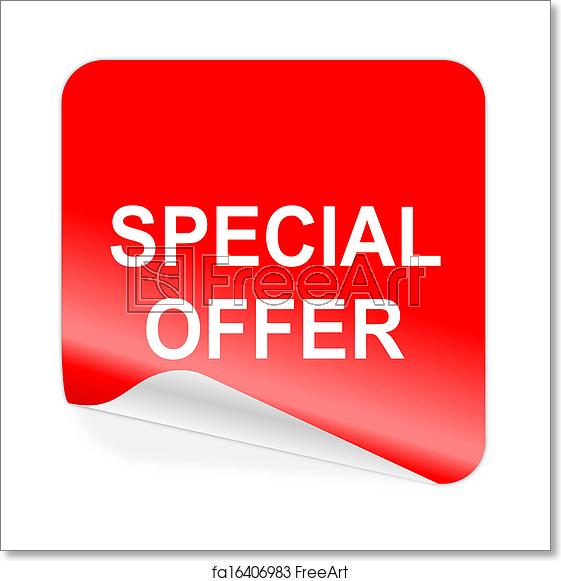 561x581 Free Art Print Of Special Offer Icon Freeart