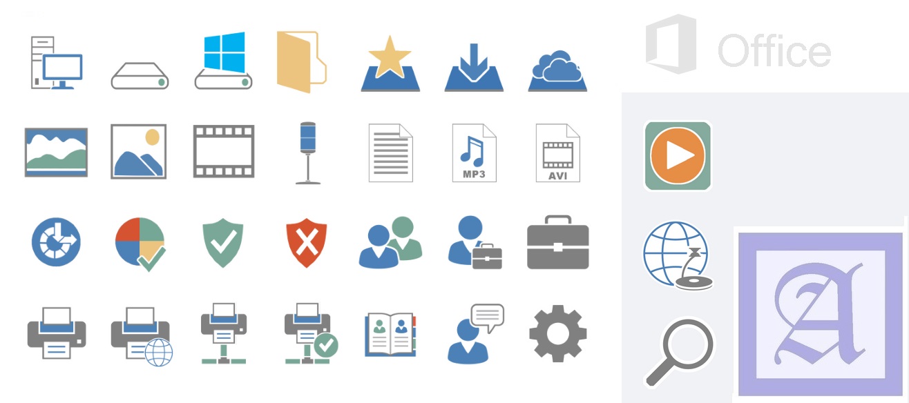 1316x584 Office Icon Pack