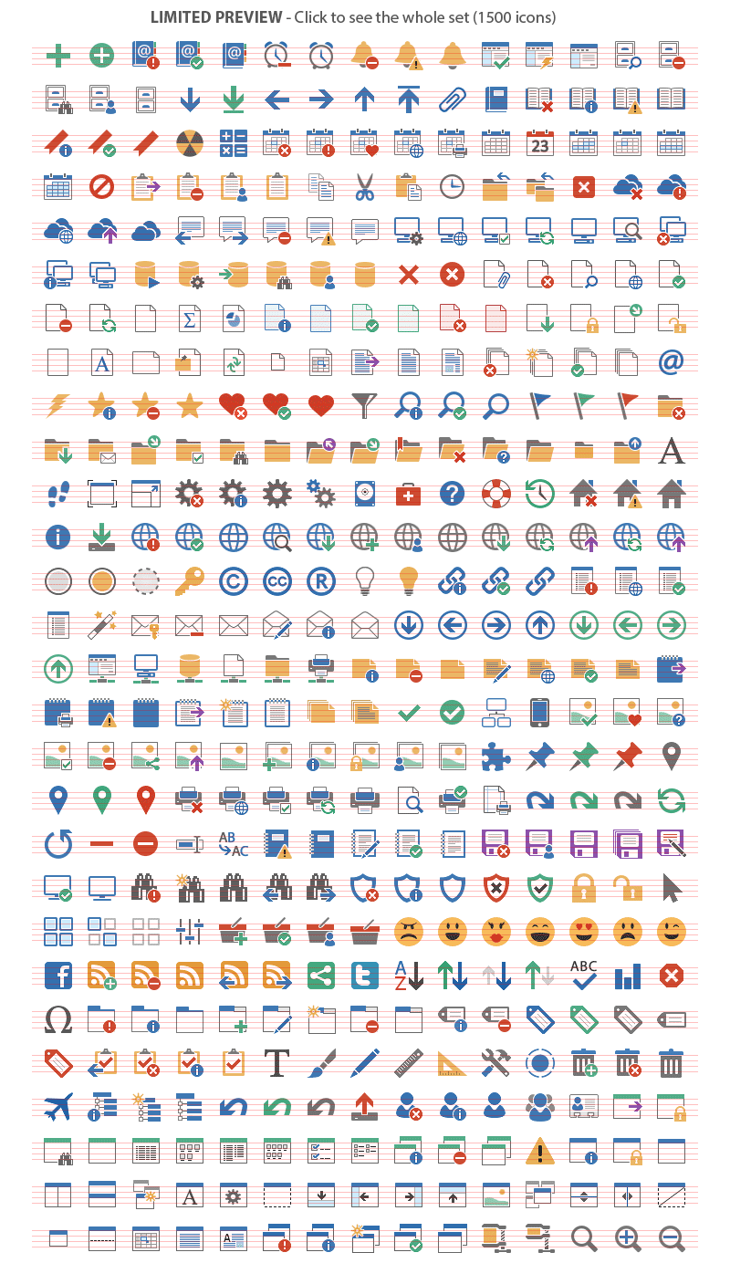 800x1384 Axialis Pure Flat Toolbar Icons