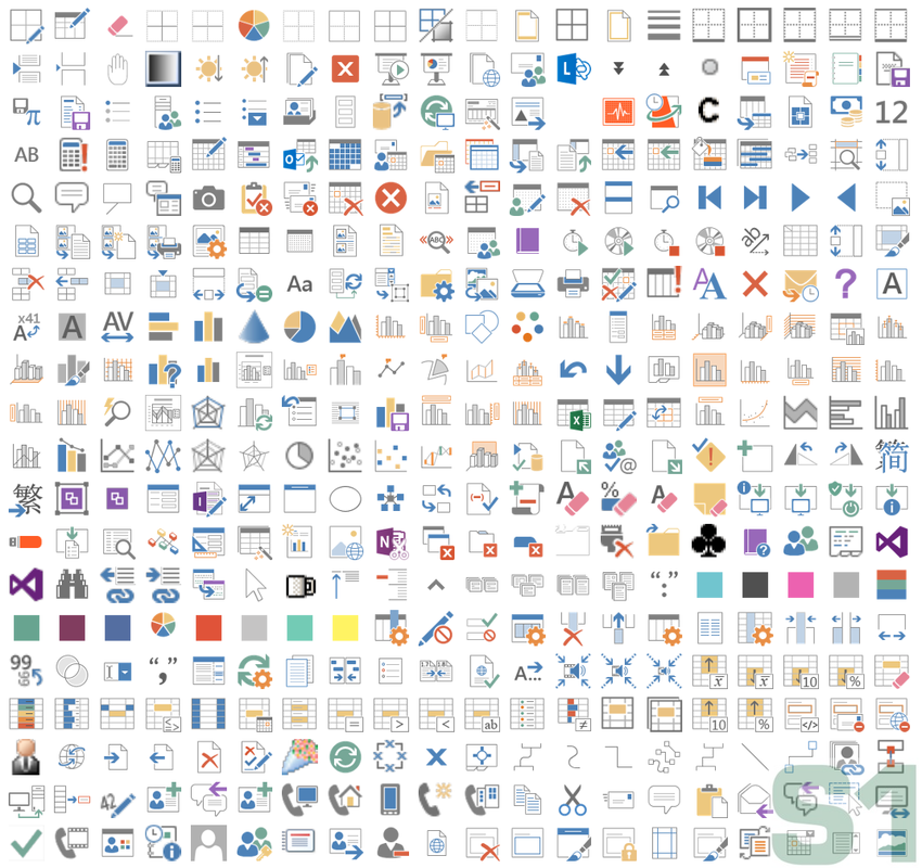 850x800 Excel Icons Image Gallery For Custom Ribbon Controls