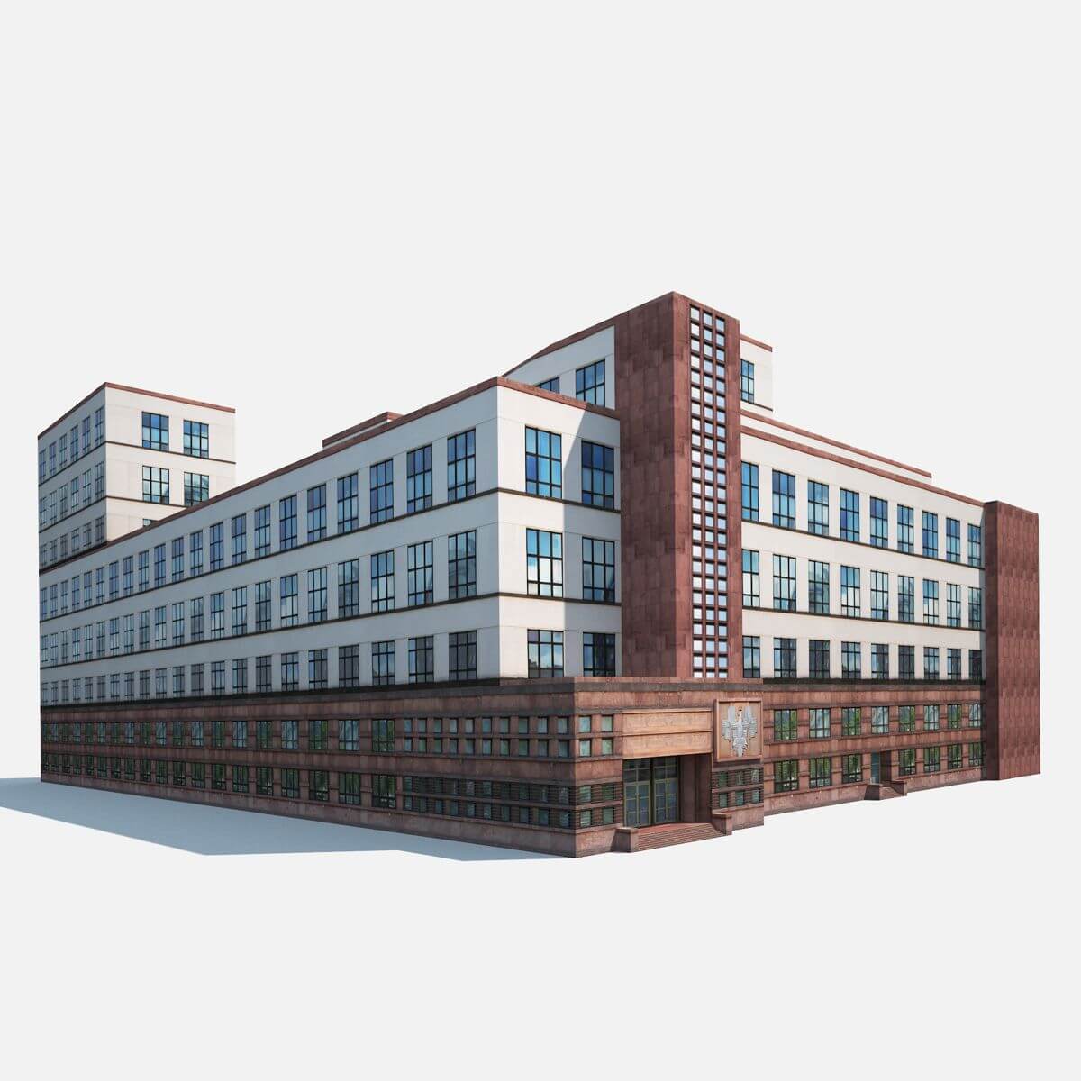 1200x1200 Office Building Model