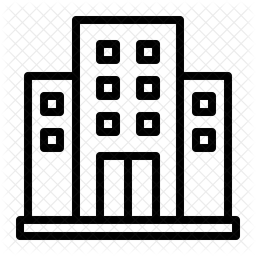 512x512 Office Building Icon Of Line Style