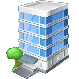 256x256 Office Building Icon Vista Artistic Iconset Lokas Software
