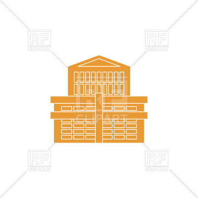 400x400 Office Building Icon Vector Image Of Architecture, Buildings