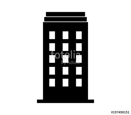 500x438 Office Building Icon Stock Image And Royalty Free Vector