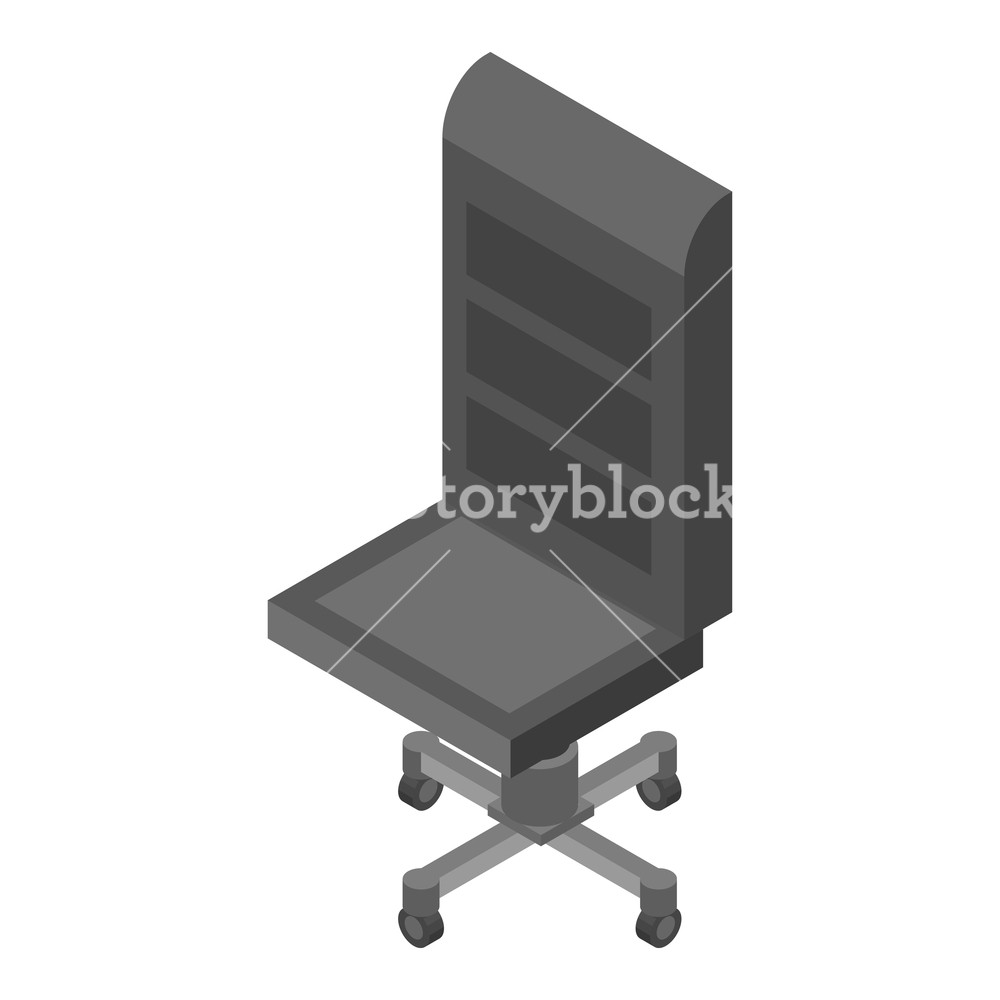 1000x1000 Leather Office Chair Icon Isometric Of Leather Office Chair